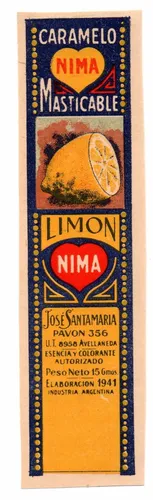 comprar Envoltorio Golosina Caramelo Nima