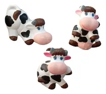 Comprar Alcancia Vaca Granja Pintadas 10 Pzs Recuerdo Fiesta