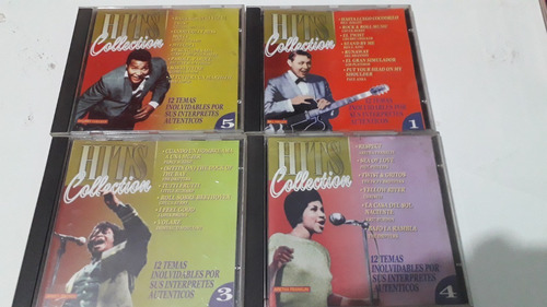 Lote 4 Cd  Hits Collection - Nro 1 -3 - 4- 5