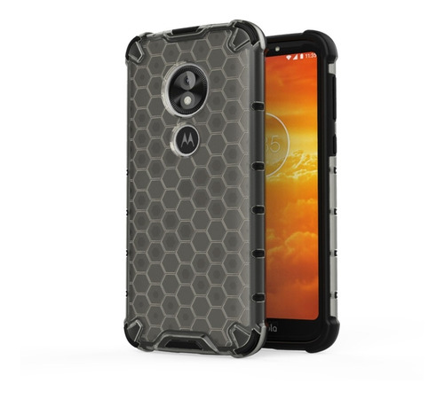 Fundas Tpu Shockproof Diseño Honeycomb Para Motorola Moto E5