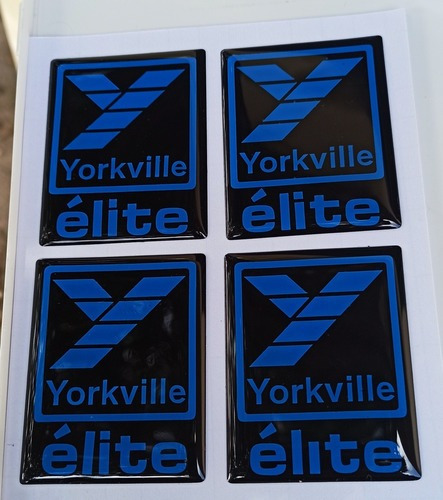 Stiker Logo Encapsulado  Yorkville 3 Paquetes