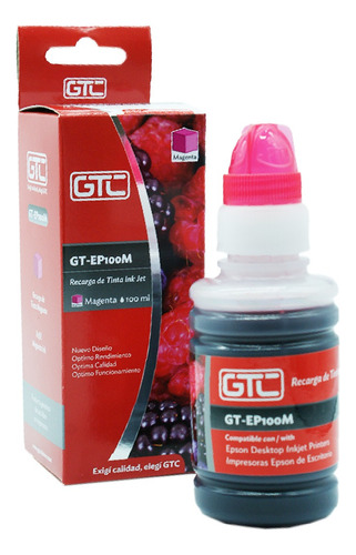 Tinta Alternativa Gtc Para Epson T100 100ml