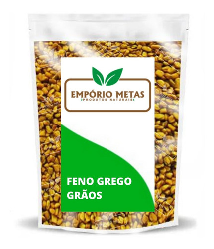 Feno Grego Em Grãos 1kg - Empório Metas