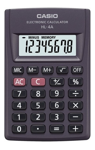 Casio 8705 Calculadora Bolsillo Hl-4a