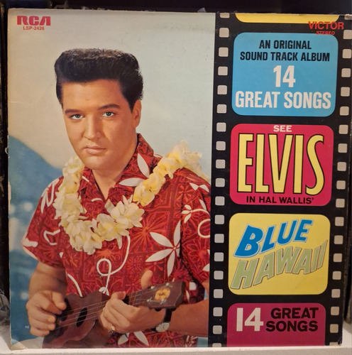 Elvis Presley - Blue Hawaii Vinilo Usa 1964 Mono