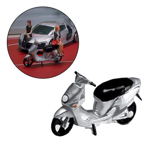 Modelo De Motocicleta A Escala 1:64, Minidecoración,