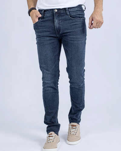 Jeans Para Hombre Ufo Kings Skinny Fit Azul Oferta