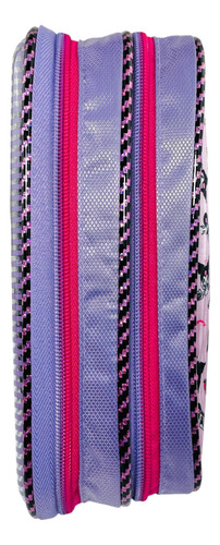 Mochila De Llantas Lonchera Y Lapicera Hello Kitty, Kuromi 3 Morado Kuromi