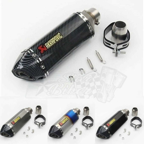 Exosto Pipeta Puntera Para Moto Tipo Akrapovic