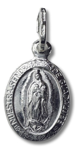 Colgante Plata Virgen De Guadalupe