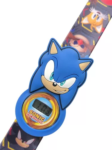 reembolso Chorrito Repetido Reloj Pulseras Tapimovil Sonic Infantil 3d Con Pila Extra