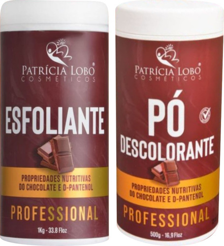 Esfoliante + Pó Chocolate 1kg Patricia Lobo