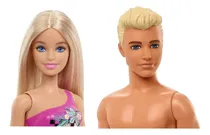 Comprar 2 Bonecas Barbie Dia De Praia Barbie E Ken Kit Barbie Malibu