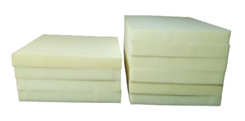 Cojin Hule Espuma Para Tapizar Sillas 35x35x 5cm 6 Pzas