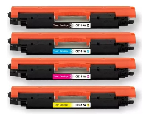 Kit De 4 Toner Alternativo 130a Cf350a 350a / M176n M177fw