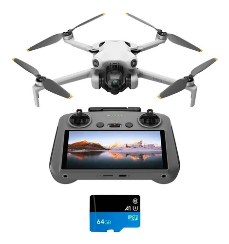 Drone Dji Mini 4 Pro Fmc Plus Rc 2 Microsd 64gb