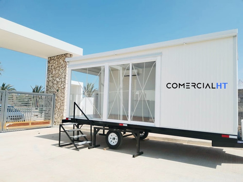 Oficina Móvil Para Ventas - 8x24 - 6.0 Mts - Remolque Caseta