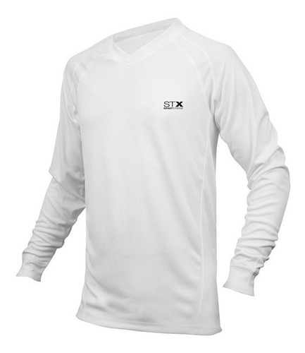 Remera Termica Stx Hombre Color Blanco Negro