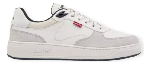 Tenis Caballero Modelo 2123402 Blanco/marino Levis