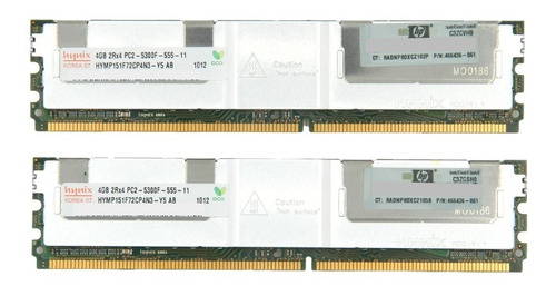 Imagen 2 de 2 de Memoria Servidor Hp Kit 8gb Dl380 Bl460c Bl680c Ml350 Ml370