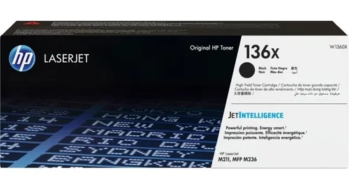 Cartucho De Toner Hp 136x Original W1360x