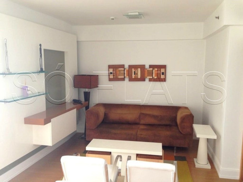 Imagem 1 de 15 de Ótimo Flat Em Alphaville, Prox Ao Shoppings, Centro Comercial E Grandes Vias - Sf30707
