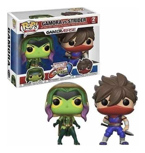 Funko Pop Marvel Vs Capcom / Gamora Vs Strider