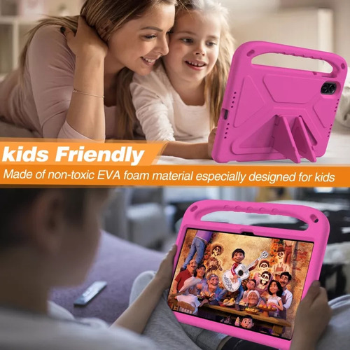 Capa Com Alça Vermelha Rosa Para Honor Pad X9/x8 Pro