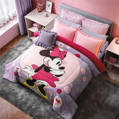 Cobertor Pachicalientito Minnie Cute Matrimonial Concord