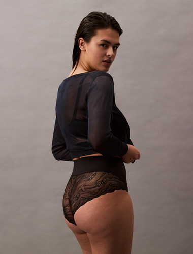 Slips Calvin Klein Negro De Mujer Shapewear Sensual Stretch