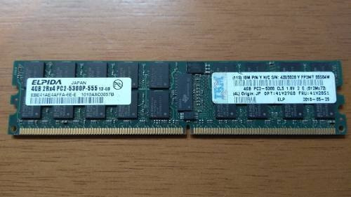 Memória RAM de 4 GB 1 IBM 43X5028
