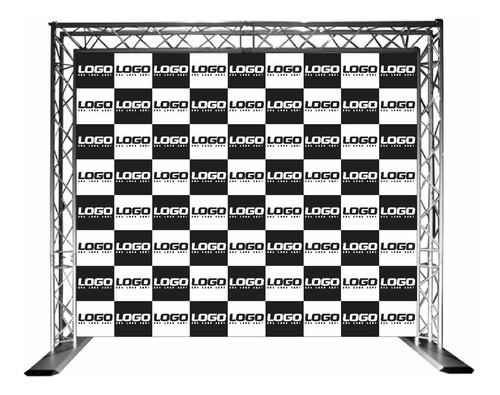 Painel Banner Festa Backdrop Eventos 3,0m X 2,5m Com Ilhos