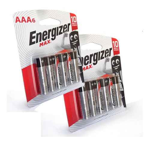 Pilas Energizer Aaa Max Alcalina Blister X 12 Unidades