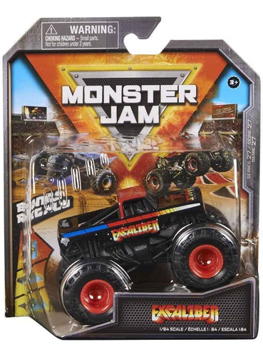 Carritos De Muñecos Monster Jam Excaliber 1:64