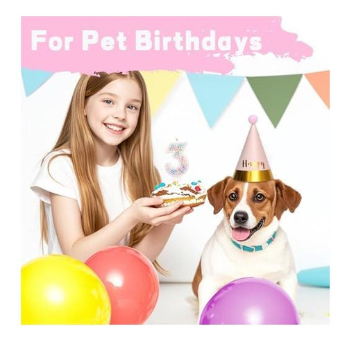 Velas De Cumpleaños, Velas Número 3 Para Pastel Con 12 Pcs