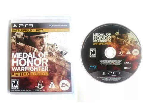 Medal Of Honor Edição Limitada Warfighter Ps3 Original Fisica