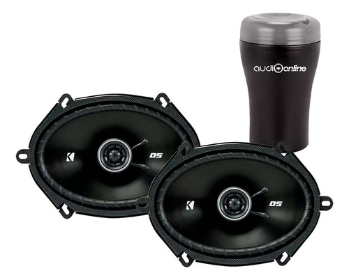 Bocinas Kicker 6x8 5x7 Pulgadas 43dsc6804 + Toallitas Gratis Negro