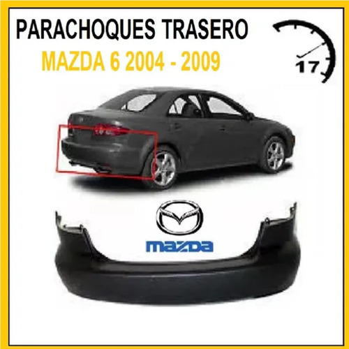 Parachoques Trasero Mazda 6  Nuevo 2004 - 2006