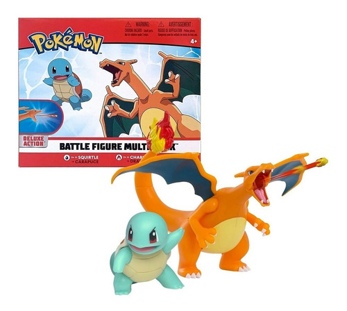 Pokemon Figura Pack Charizard - Squirtle