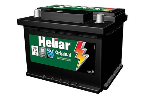 Bateria Heliar De 12v 60ah Baterias De Carro