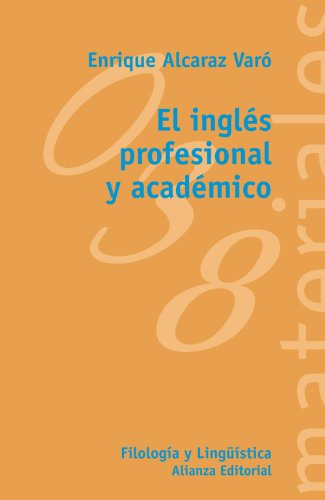 Libro El Inglés Profesional Y Académico De Alcaraz Varó Enri
