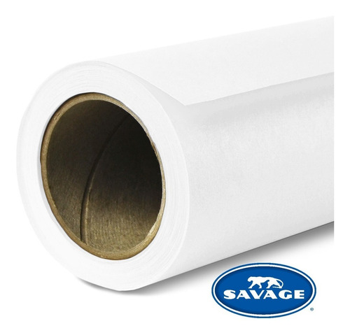 Savage #66-12 Ciclorama Fondo De Papel Pure White 2.72 X 11m