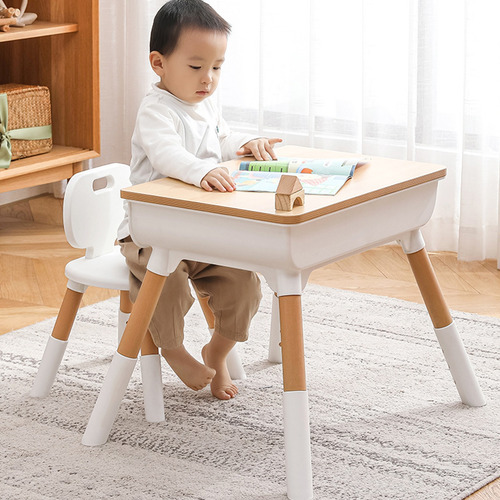 Juego De Silla De Escritorio De Estudio Ajustable Para Niños