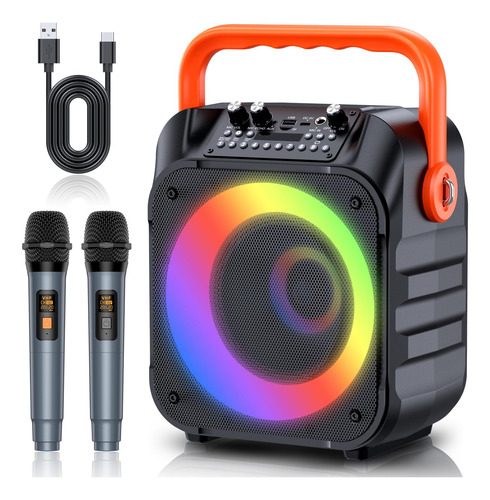 Karaoke Machine Moyleaf With 2 Wireless Microphones