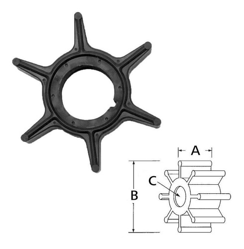 Rotor Mercury 40-50 Hp 3 Cilindros 47-1615432 Rotorax