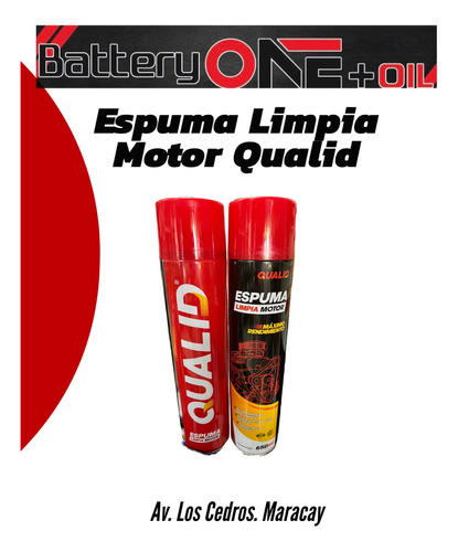 Espuma Limpia Motor ( Spray- Qualid ) 650ml