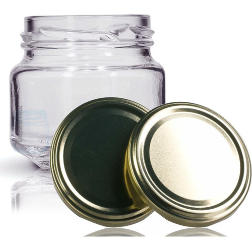 Imagem 2 de 5 de 10 Potes De Vidro Pate 120ml Com Tampa