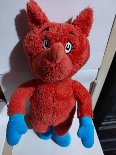 Peluche Dr, Seuss Red Fox In Socks Kohls Cares Toy Raro  Zz