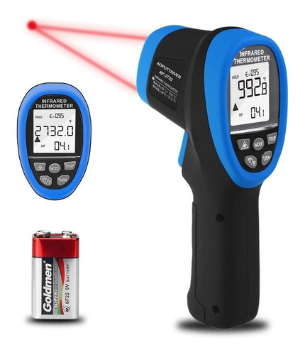 Termómetro Infrarrojo Pirómetro De Alta Temperatura Msi