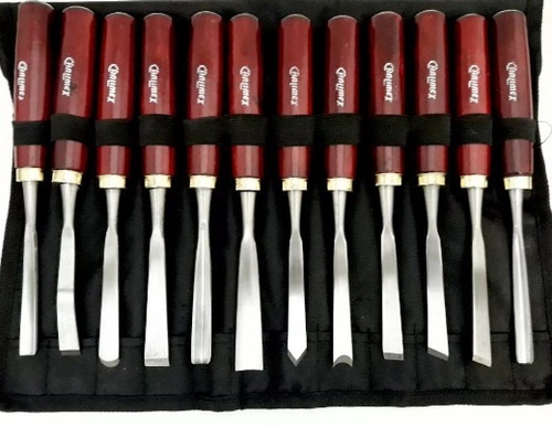 Formón/ Gubia Para Tallar Madera 12 Piezas Chalimex Oferta